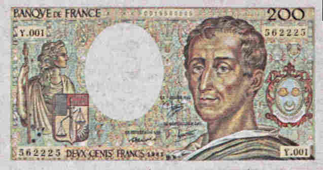 200 francs 1981