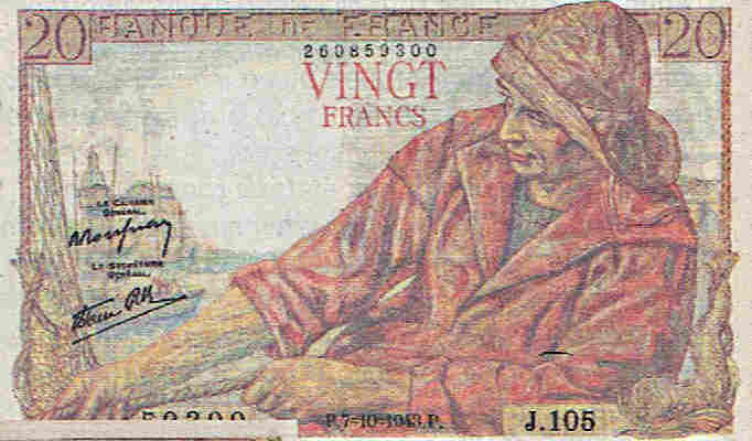 20 francs 1942