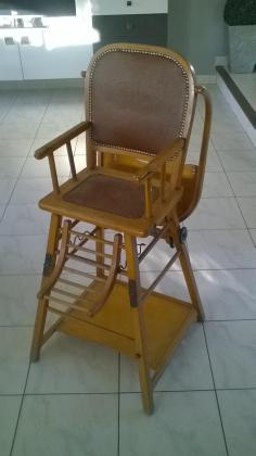 Traditionnelle Chaise haute Emile Baumann pour Bébé