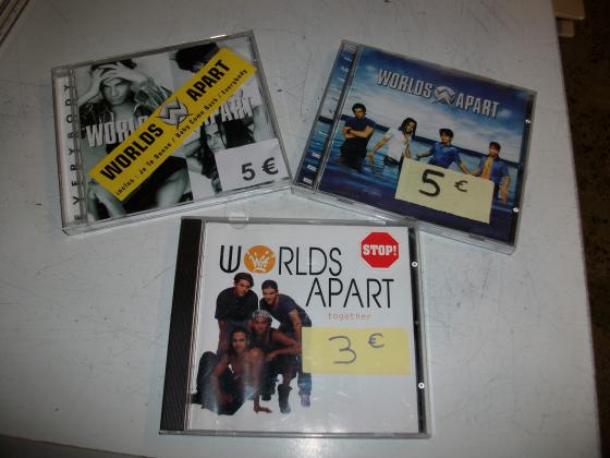 K7 Vidéos et CD des Worlds Apart