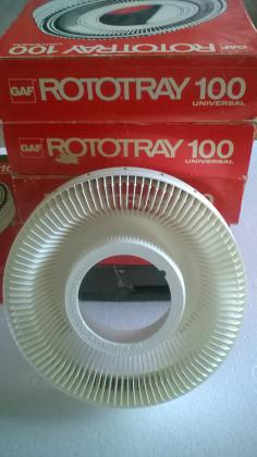 4 paniers diapositives Rototray 100 Universal GAF