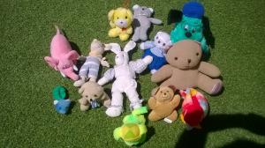 Lot de petites peluches