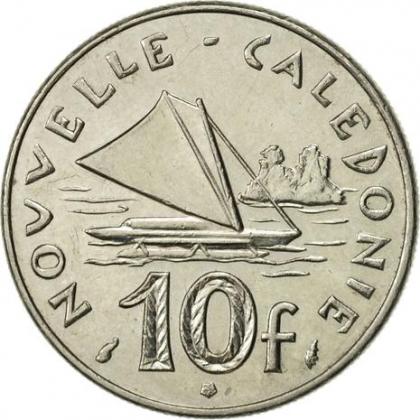 Pièce 10 francs Nouvelle Calédonie