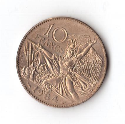 Pièce 10 Francs François Rude 1984