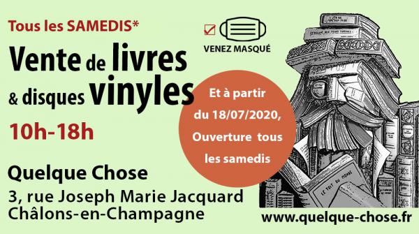 Vente de Livres et Vinyles de Châlons-en-Champagne