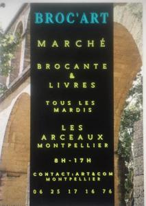 Marché Broc art de Montpellier