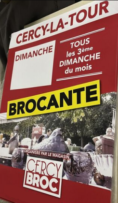 Brocante - Vide-Greniers de Cercy-la-Tour