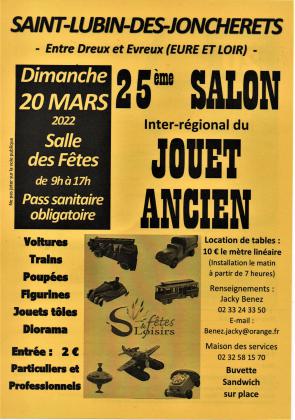 25° Salon Inter-Régional du Jouet Ancien - St Lubin Joncherets (28)