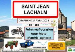 Foire à l'occasion - neuf Auto moto de Saint-Jean-Lachalm