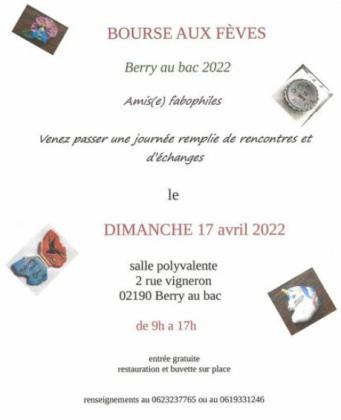 Salon collectionneurs de fèves de Berry-au-Bac