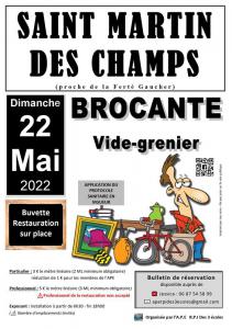 Brocante, Vide-greniers de Saint-Martin-des-Champs
