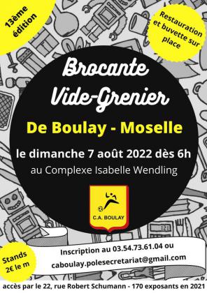 Brocante, Vide-greniers de Boulay-Moselle