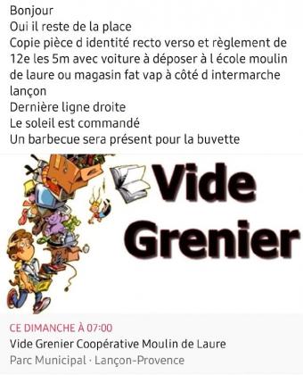 Vide-greniers de Lançon-Provence