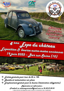 Bourse - exposition de voitures et motos anciennes - Bar-sur-Seine