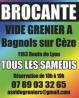 Brocante, Vide-greniers de Bagnols-sur-Cèze