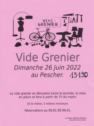 Vide-greniers - Le Pescher