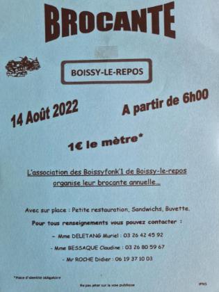 Brocante, Vide-greniers de Boissy-le-Repos