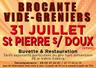 Brocante, Vide-greniers de Saint-Pierre-sur-Doux