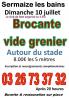 Brocante, Vide-greniers de Sermaize-les-Bains