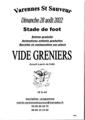 Vide grenier de Varennes-Saint-Sauveur