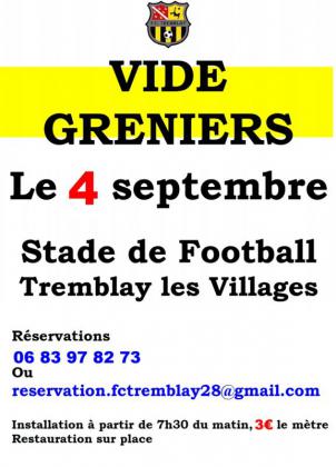 Vide grenier de Tremblay-les-Villages