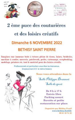 Puces des couturières et loisirs créatifs de Béthisy-Saint-Pierre