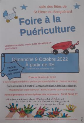 Foire à la puériculture de Saint-Pierre-du-Bosguérard