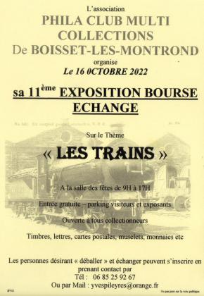 11ème exposition bourse échange - Boisset-lès-Montrond