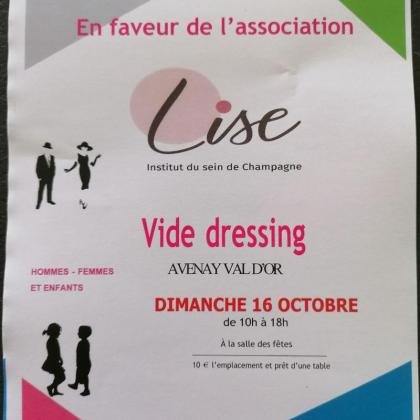 Vide dressing solidaire - Avenay-Val-d'Or