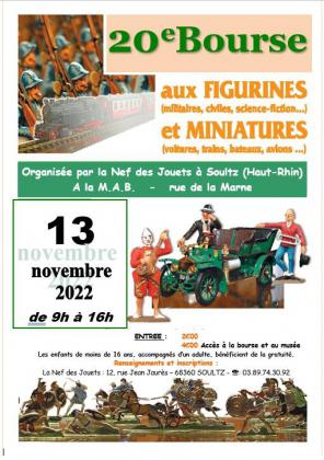20eme bourse aux figurines et miniatures - Soultz-Haut-Rhin