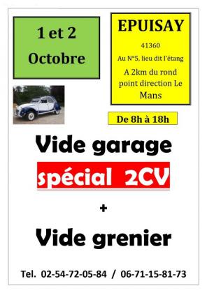 Vide garage spécial 2CV + vide grenier - Epuisay