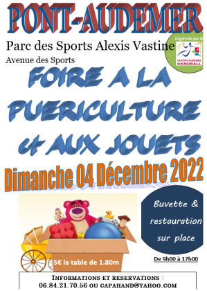 Bourse aux jouets - puériculture - Pont-Audemer