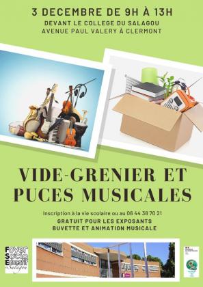 Vide grenier et puces musicales - Clermont-l'Hérault