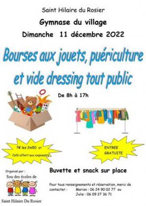 Bourse puériculture, vide dressing - Saint-Hilaire-du-Rosier