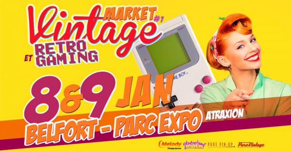 Market Vintage et Retro-gaming - Belfort