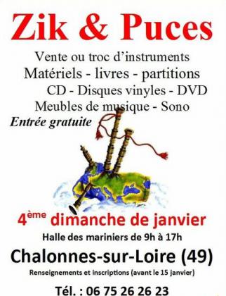 Brocante Musicale Zik et Puces - Chalonnes-sur-Loire