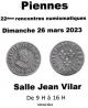22emes rencontres numismatiques - Piennes