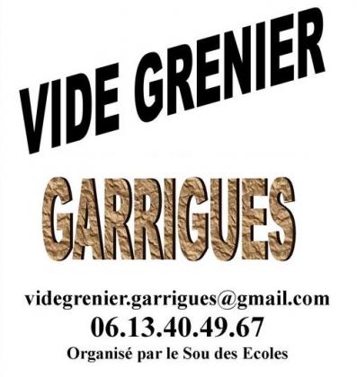 Vide grenier - Garrigues-Sainte-Eulalie