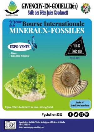 Gohellium2023, 22ème Bourse Internationale Minéraux-Fossiles