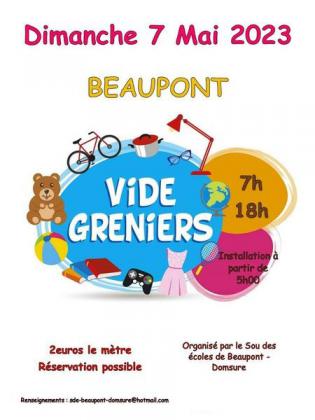 Vide grenier - Beaupont