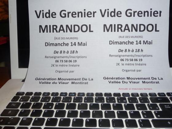 Vide grenier - Mirandol-Bourgnounac