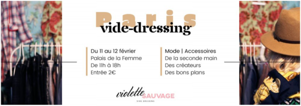 Vide-dressing géant violette sauvage - Paris 11