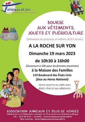 Bourse aux vêtements, puériculture, jouets - La Roche-sur-Yon