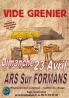 Vide grenier - Ars-sur-Formans