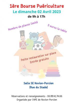 Bourse puériculture - Novion-Porcien