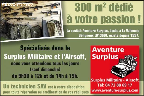 Vide grenier Airsoft Militaria - Béligneux