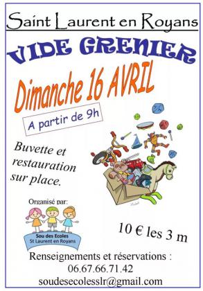 Vide-greniers - Saint-Laurent-en-Royans