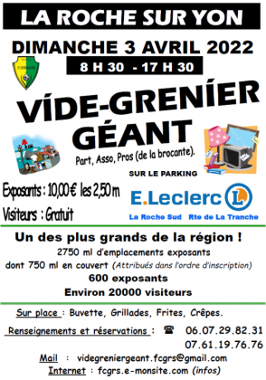 Vide-greniers - La Roche-sur-Yon