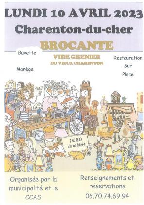 Brocante, Vide grenier - Charenton-du-Cher