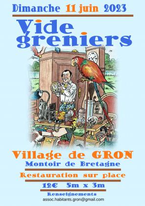 28eme vide grenier du village de gron - Montoir-de-Bretagne
